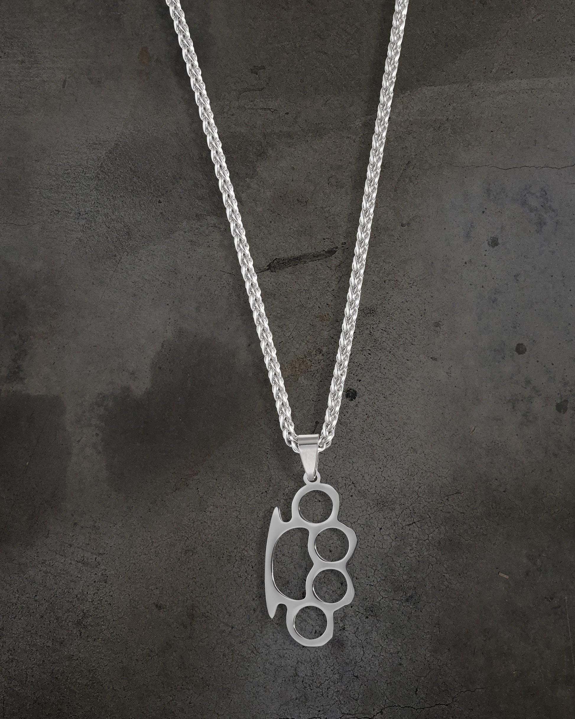 Solid Brass Knuckle Chain for Men