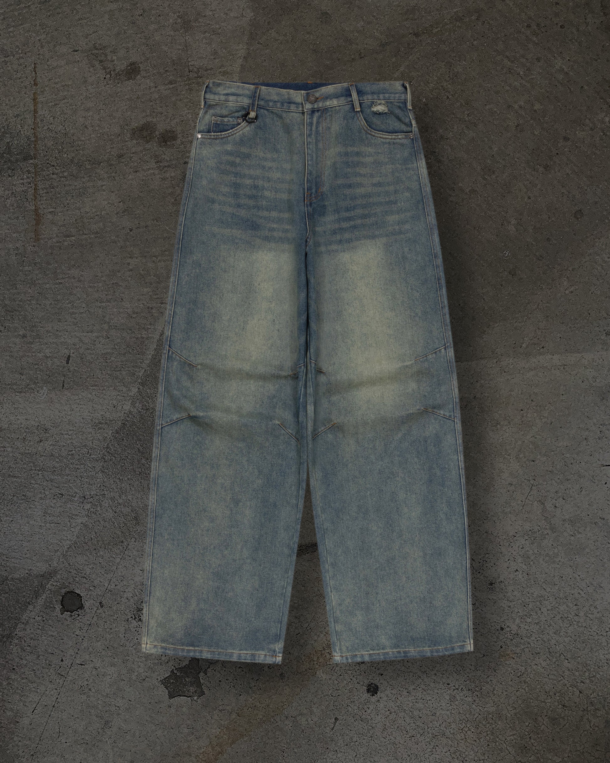 Blue Baggy Denim Jeans for Men