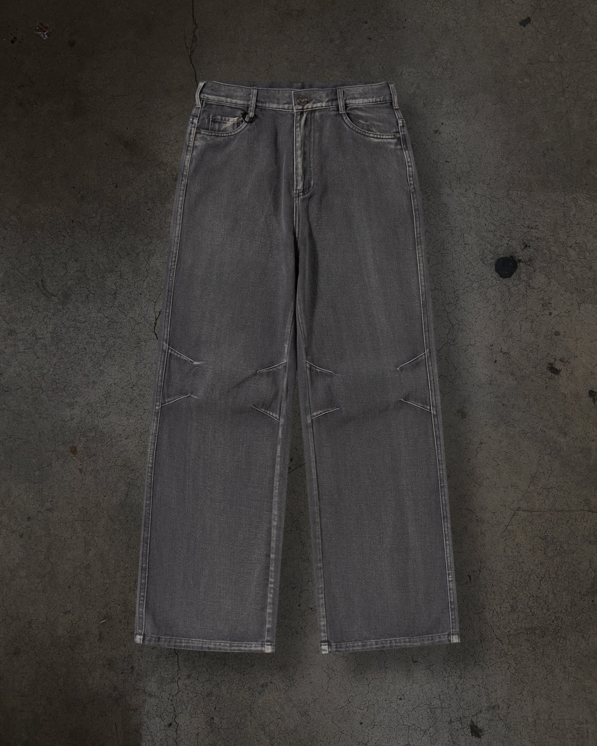Classic Stone Wash Denim Jeans