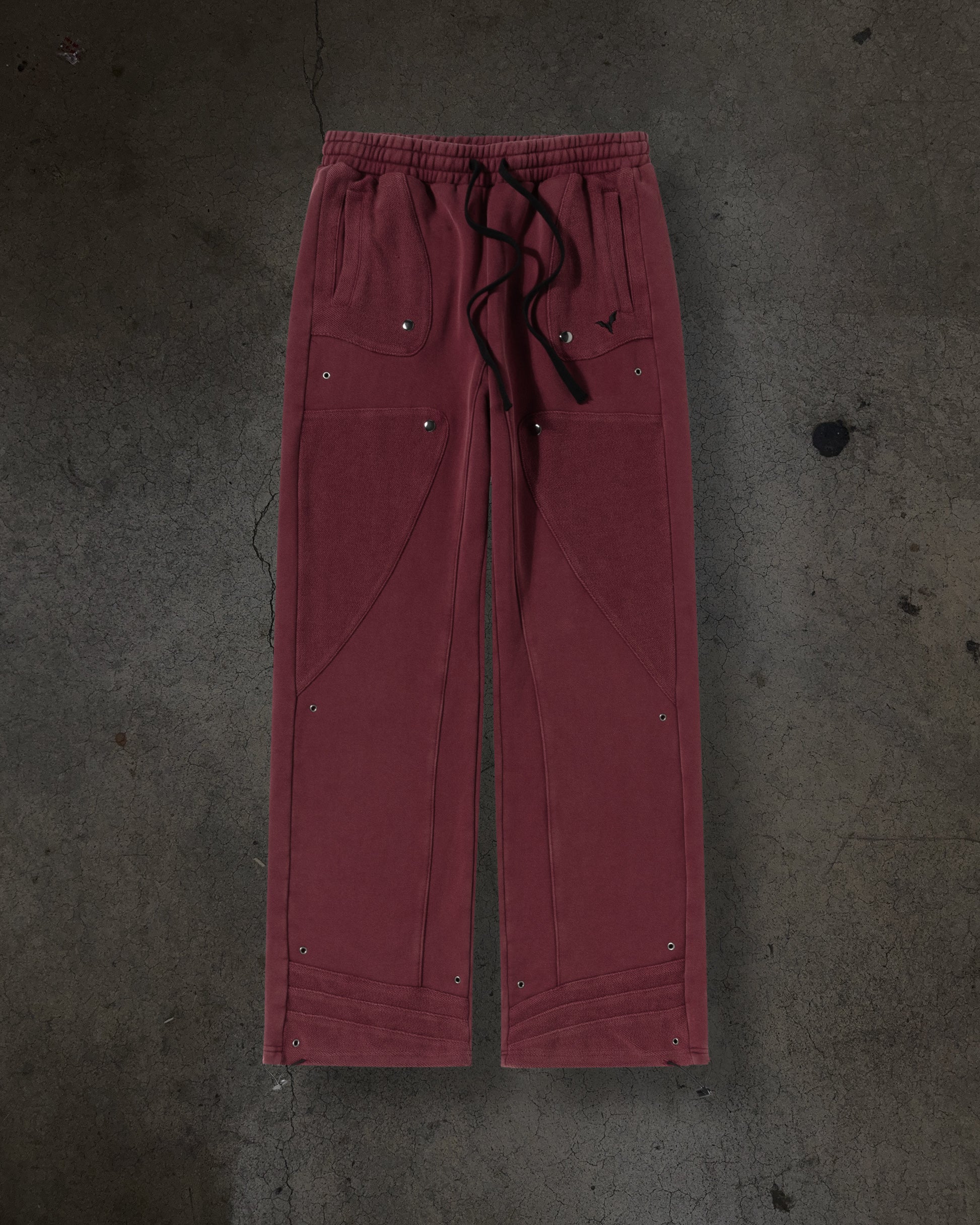 Crimson Track Sweats for Comfort & Style